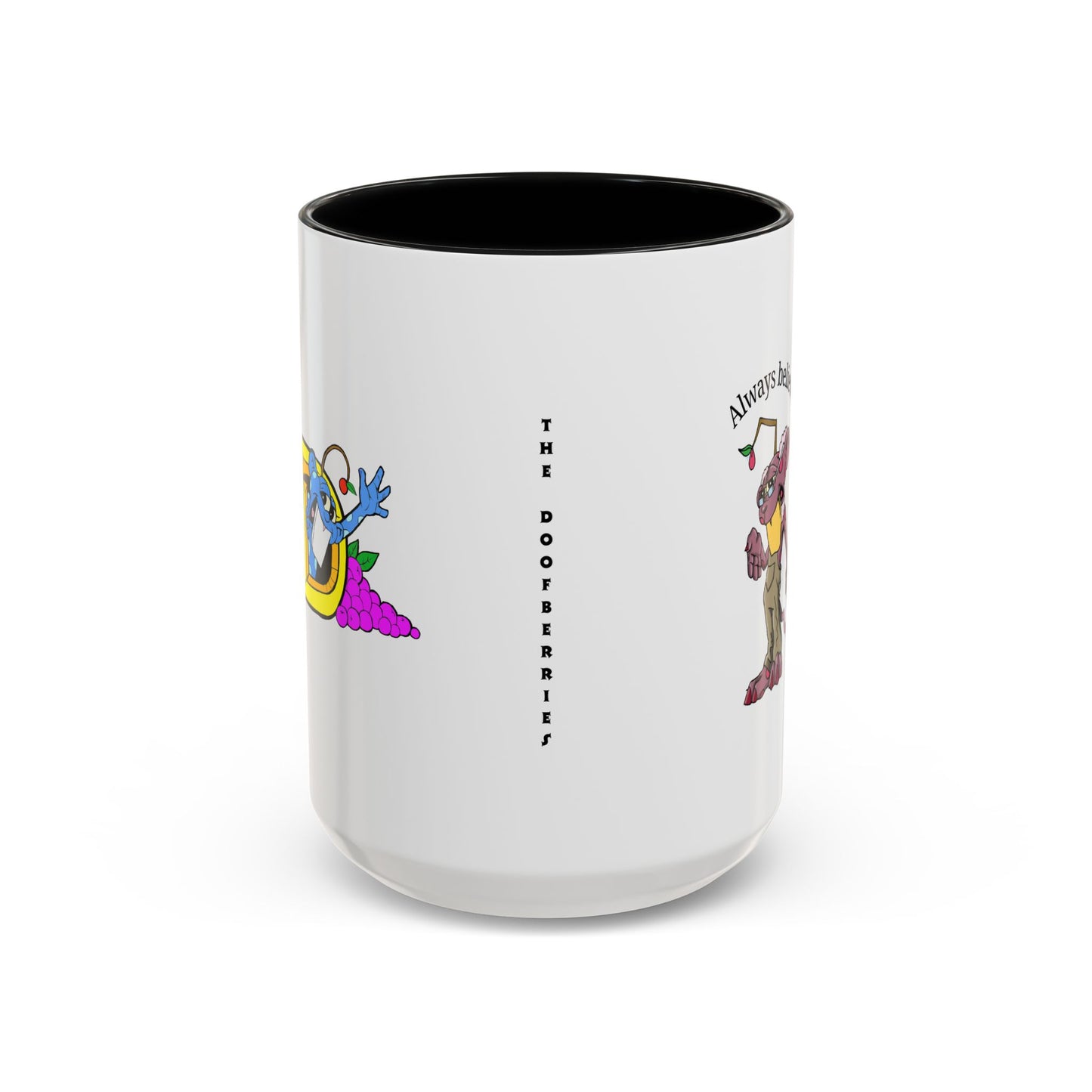 DOOFBERRIES -- Always Believe in Yourself, Unique Gift for Coffee Lovers, Inspirational Drinkware, Cute Character Mug