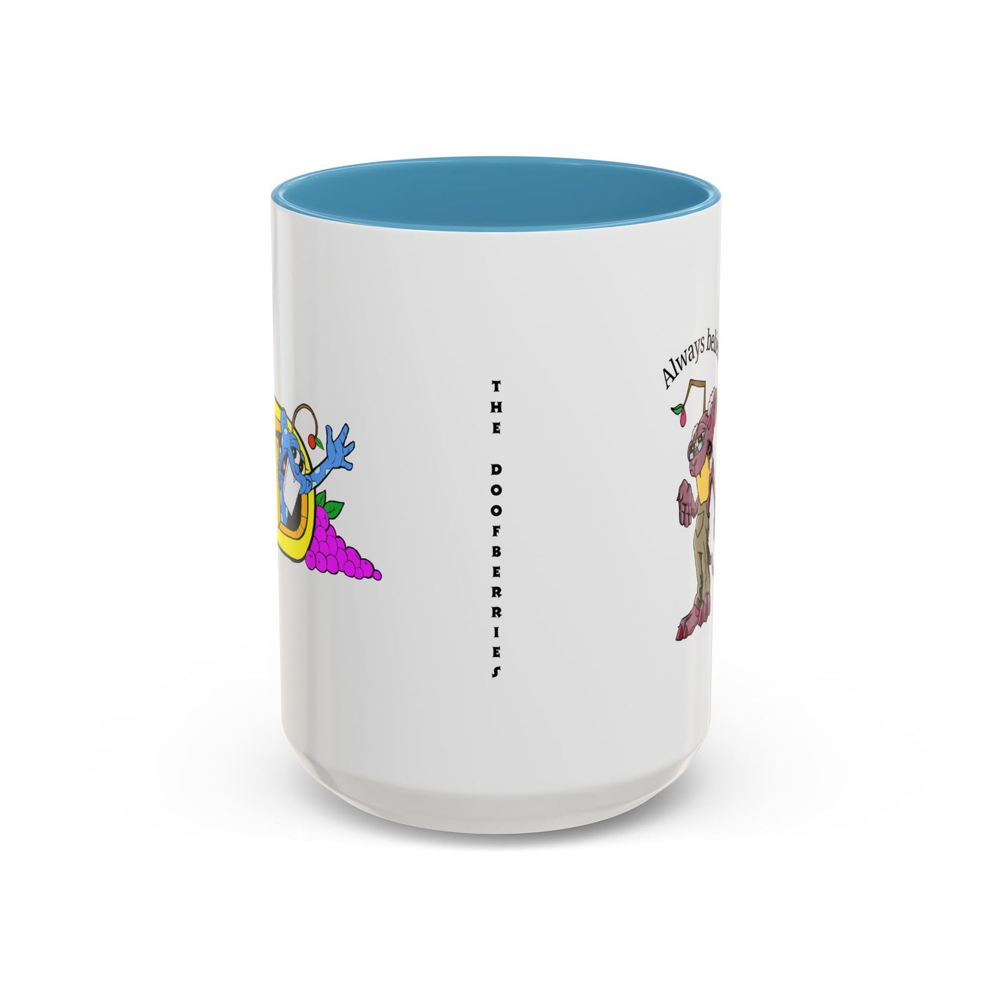 DOOFBERRIES -- Always Believe in Yourself, Unique Gift for Coffee Lovers, Inspirational Drinkware, Cute Character Mug