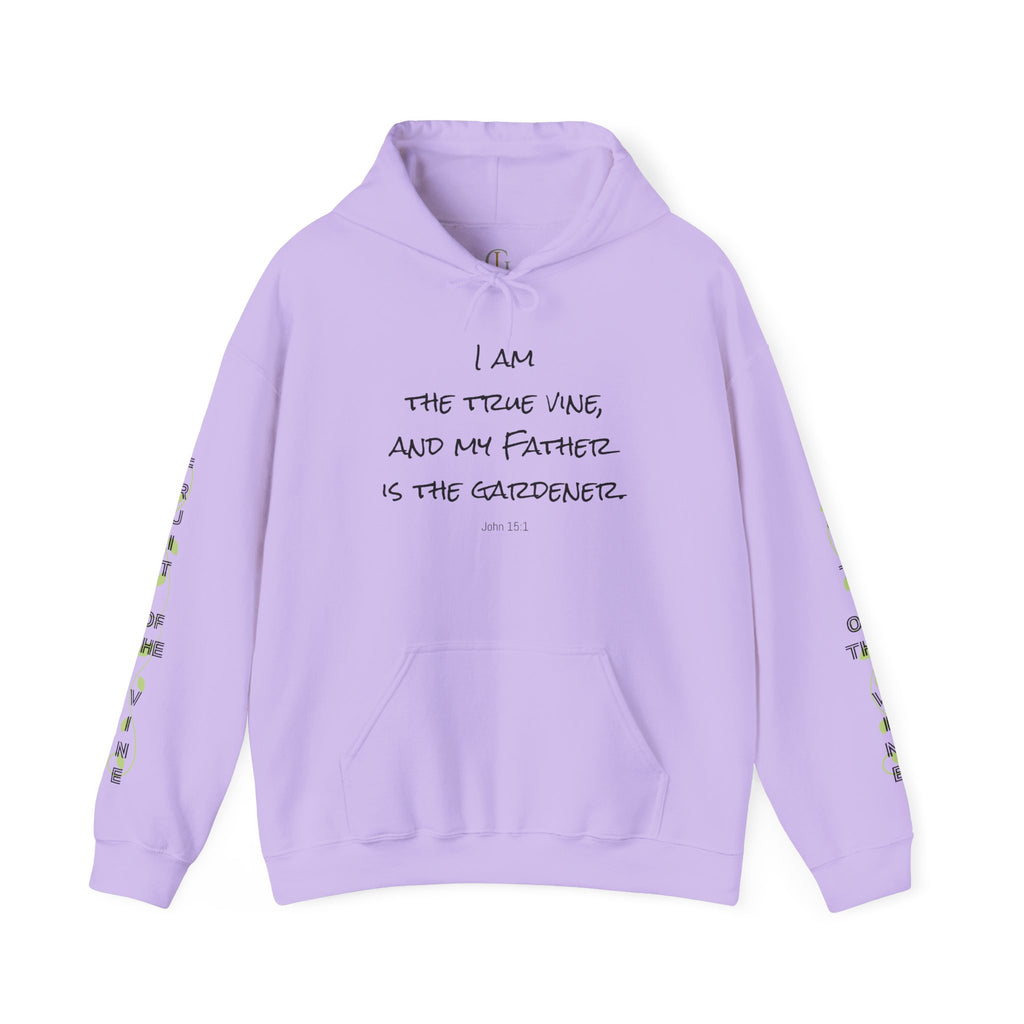 I AM the true vine -- Cozy Unisex Heavy Blend™ Hooded Sweatshirt - Perfect for All Occasions