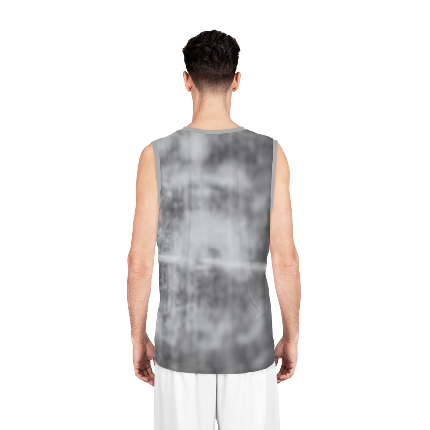 Shroud of Turin GRAY Basketball Jersey (AOP)