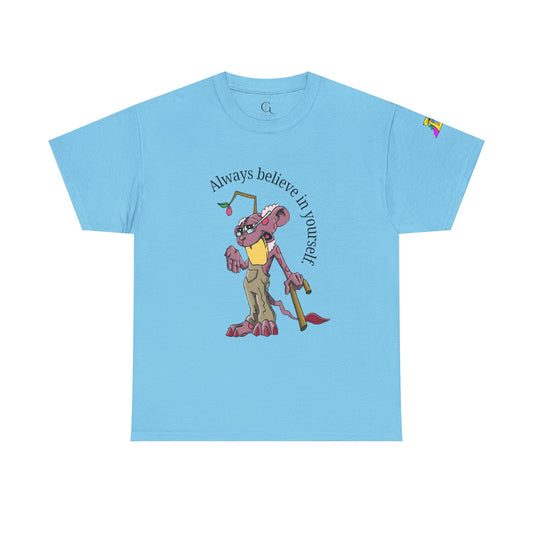 DOOFBERRIES -- 'Always Believe in Yourself' Inspirational Graphic Tee, Gift for Motivation, Casual Wear, Everyday Comfort, [...]