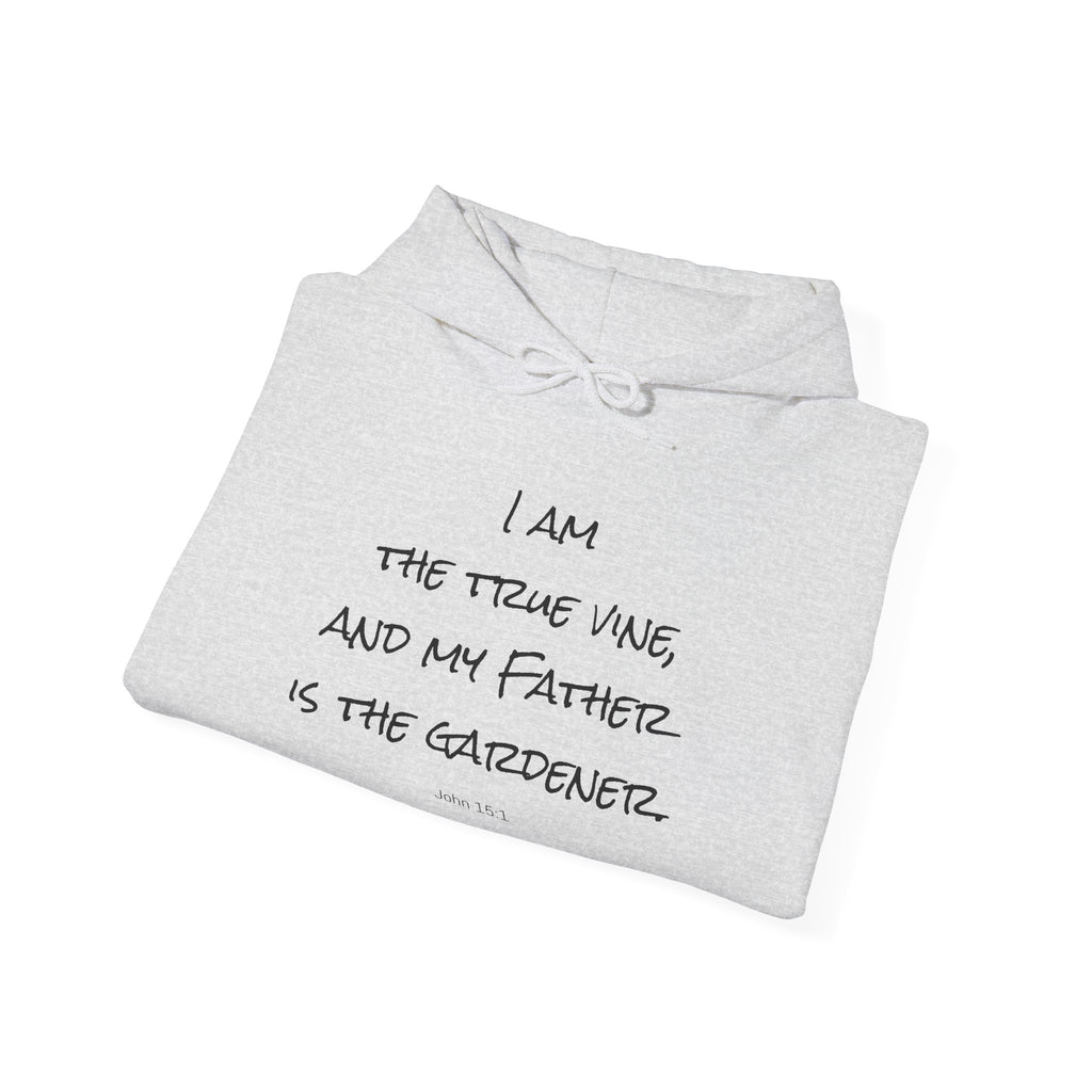 I AM the true vine -- Cozy Unisex Heavy Blend™ Hooded Sweatshirt - Perfect for All Occasions