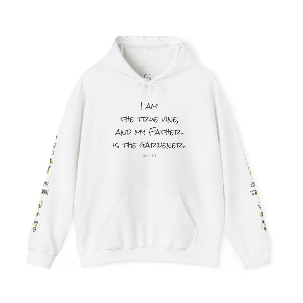 I AM the true vine -- Cozy Unisex Heavy Blend™ Hooded Sweatshirt - Perfect for All Occasions