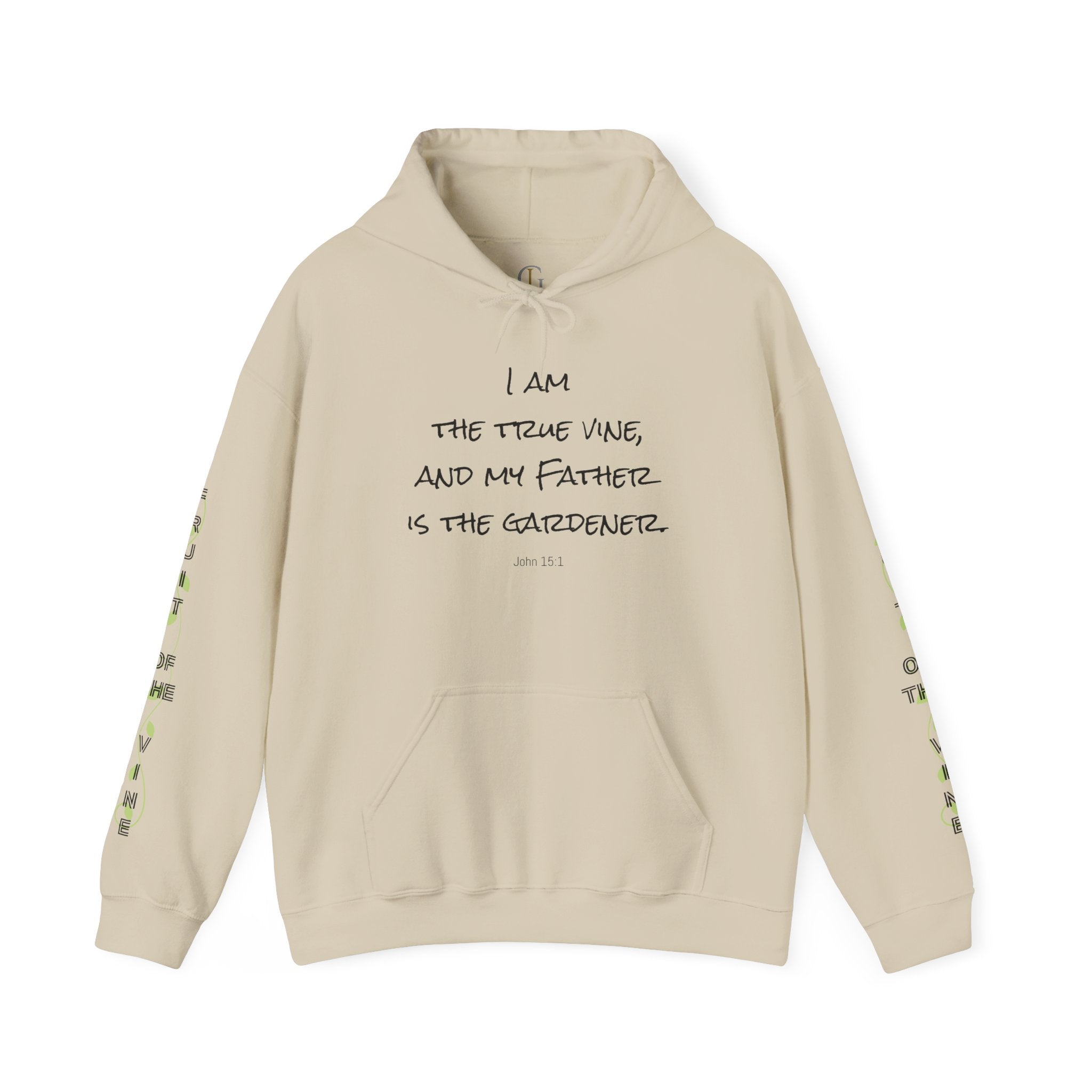 I AM the true vine -- Cozy Unisex Heavy Blend™ Hooded Sweatshirt - Perfect for All Occasions